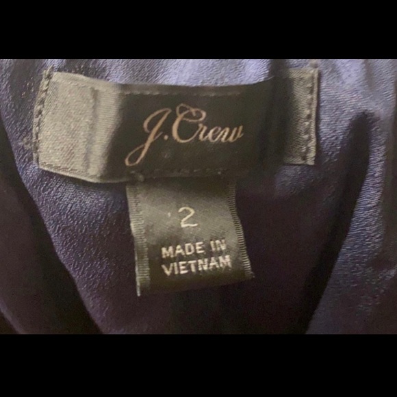 J Crew Multicolored Sleeveless Blouse, Size 2 - Picture 4 of 4